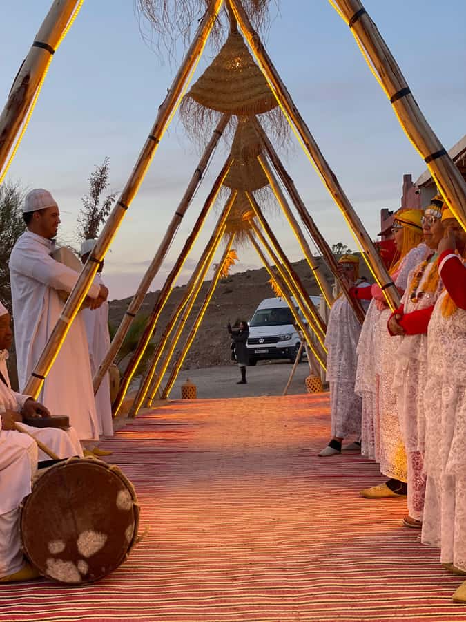Marrakech: Agafay Desert Quad & Camel Rides, Dinner & Show - A short camel ride timed for sunset