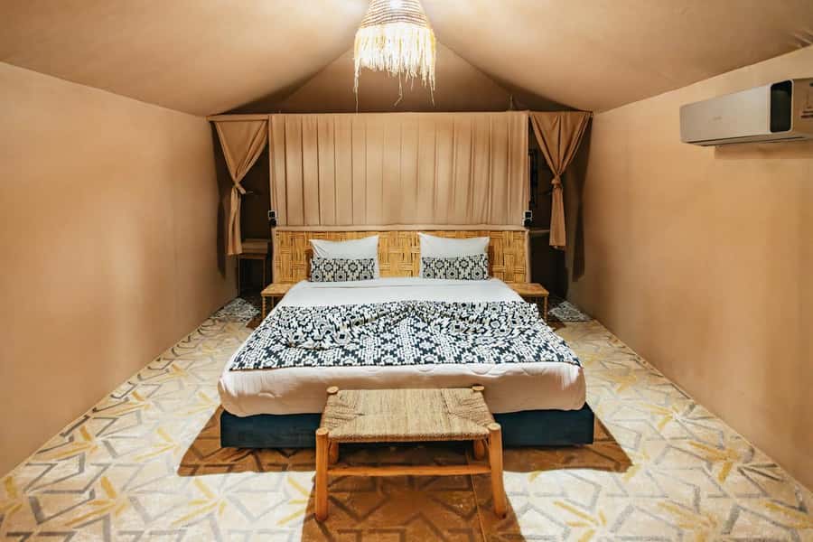 Marrakech: Agafay Desert Retreat, Tent, Dinner, Show & Pool - Pools, Atlas views, and sunset time