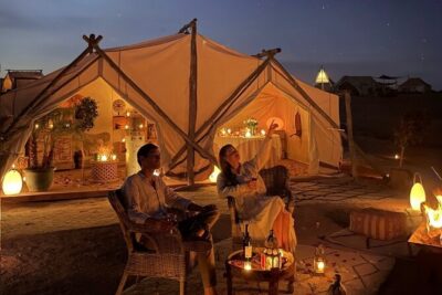 Agafay Desert Sunset, Camel Ride, and Dinner Show