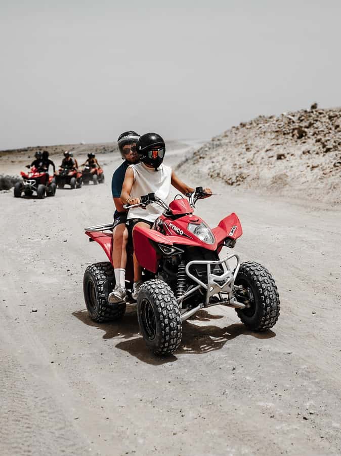 Marrakech: Agafay Desert Sunset Camel Ride, Quad & Dinner - One hour on a quad in Agafay