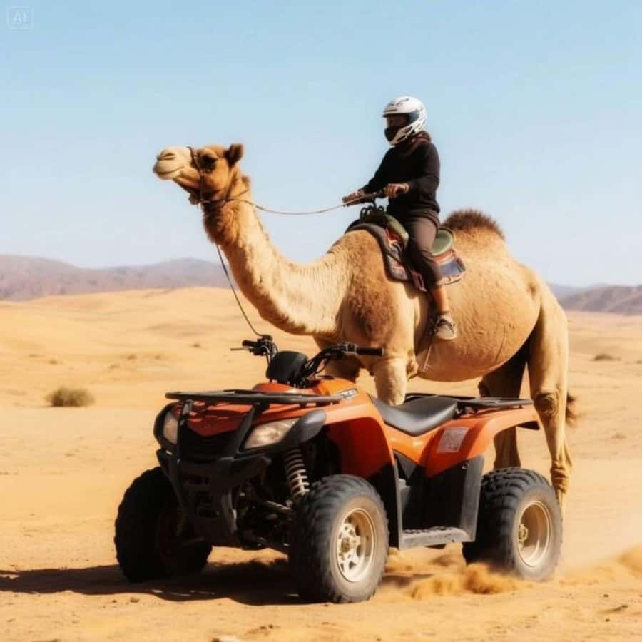 Marrakech: Agafay Desert Trip with Activities and Dinner - Camel riding before sunset