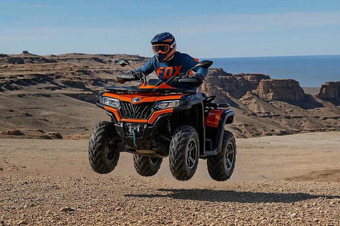 Marrakech: Agafay Quad Tour with Camel Ride, Dinner & Show - Forty minutes on a shared quad bike