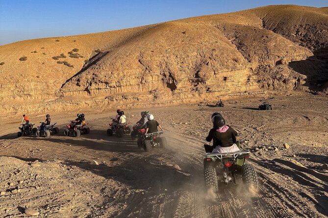 Marrakech: Agafay Quad Tour with Camel Ride, Dinner & Show - Music, dancing, and the fire performance
