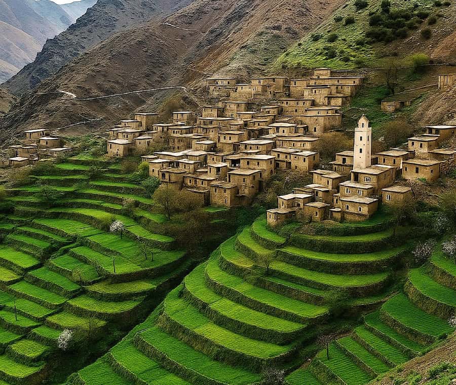 Marrakech: Atlas Mountains & Agafay Desert Tour w Camel Ride - Agafay Desert Camel Ride and Mint Tea