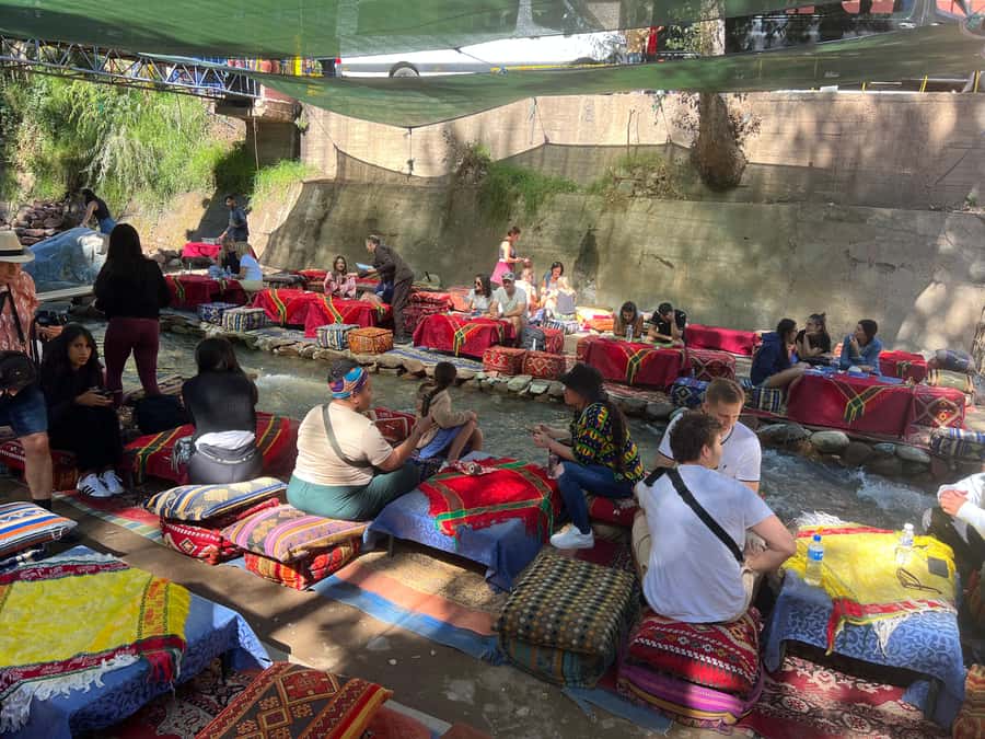 Marrakech: Atlas Mountains, Ourika Valley, Waterfall & Lunch - The first mountain drive and panoramic stop