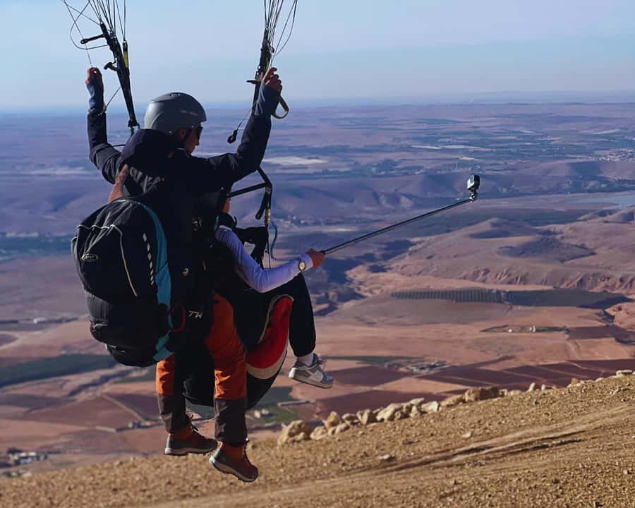 Marrakech: Atlas Mountains Paragliding Tour with Video - Leaving Marrakech for Akerkor