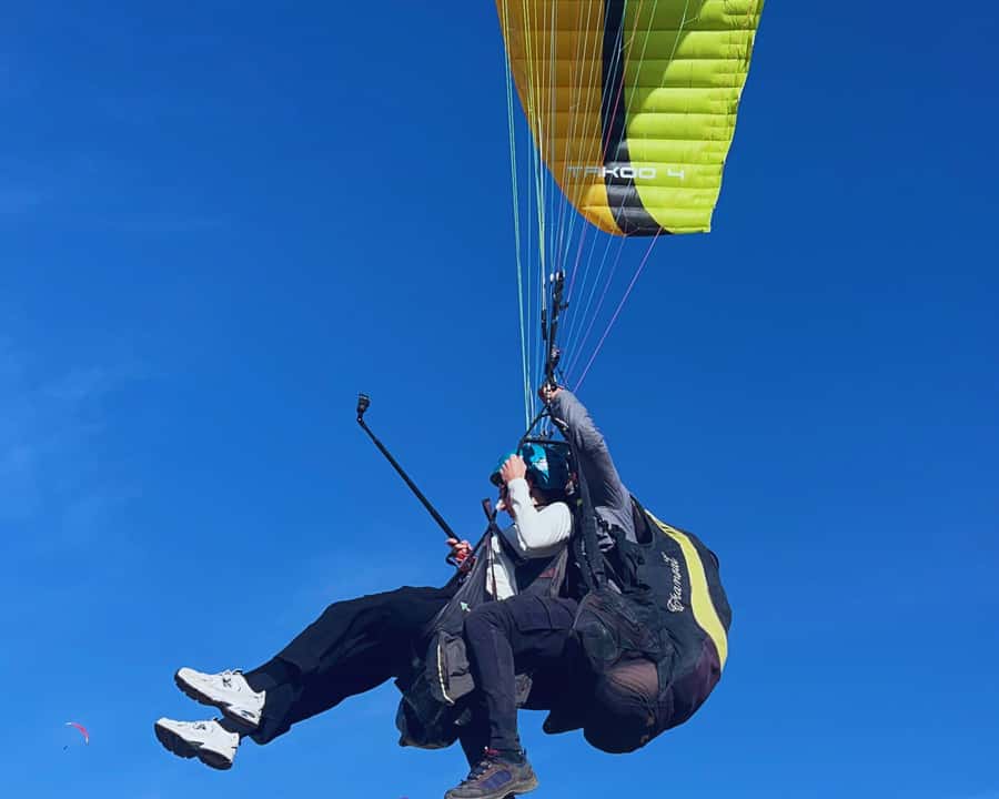 Marrakech: Atlas Mountains Paragliding Tour with Video - Preparing for a tandem flight