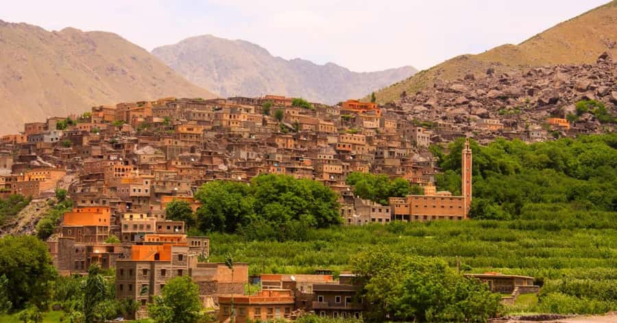 Marrakech: Atlas Mountains & Valleys Waterfall Hike w/ Lunch - Starting the Imlil Valley hike