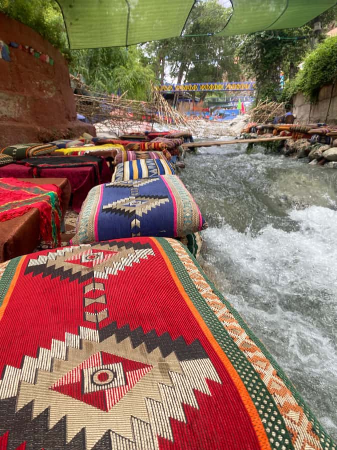 Marrakech: Atlas Mountains, Waterfalls, Ourika Valley +Lunch - Lunch beside the Ourika River