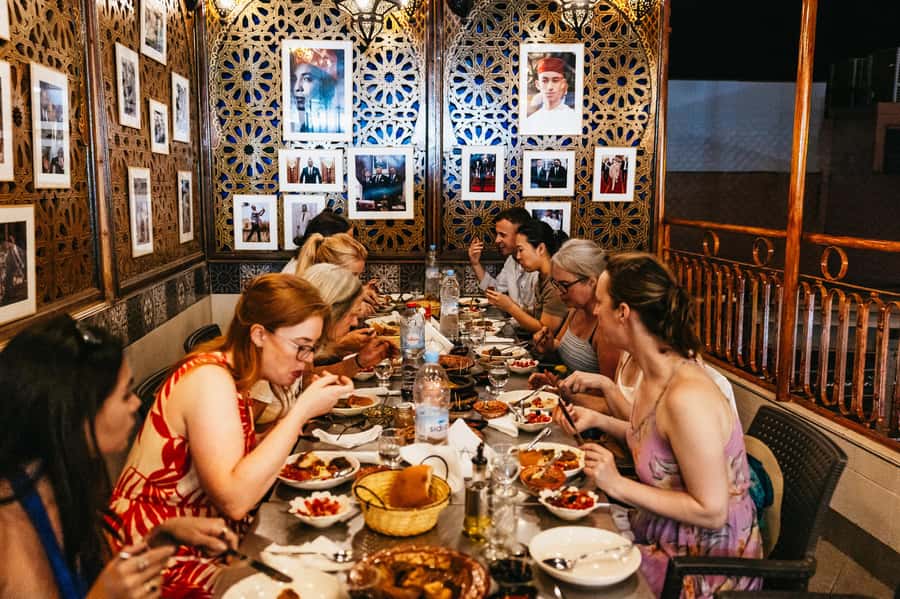 Marrakech: Authentic Moroccan Food Walking Tour & Dinner - Harira, dates, and the food that begins the evening