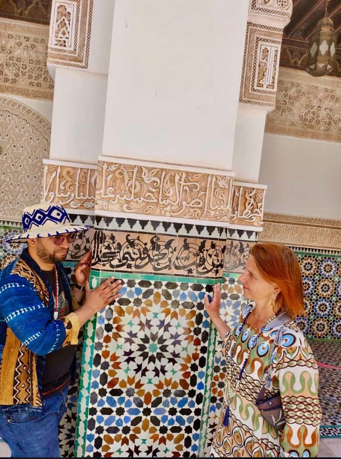 Marrakech: Bahia Palace, Madrassa & Souks Guided Tour - Starting at Jamaa el Fna and Cafe de France