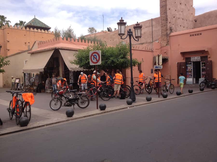 Marrakech: Bicycle Tour with a Local Guide - Bahia Palace And The Jewish Quarter