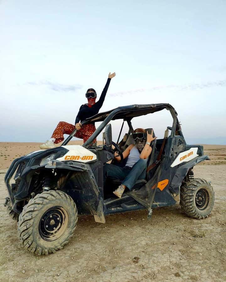 Marrakech: Buggy Ride, Pool & Dinner Show in Agafay Desert - A desert pool that changes the mood