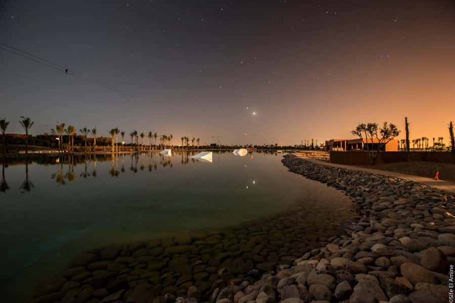 Marrakech: Cable Wakeboarding Experience - The Atlas Mountain setting