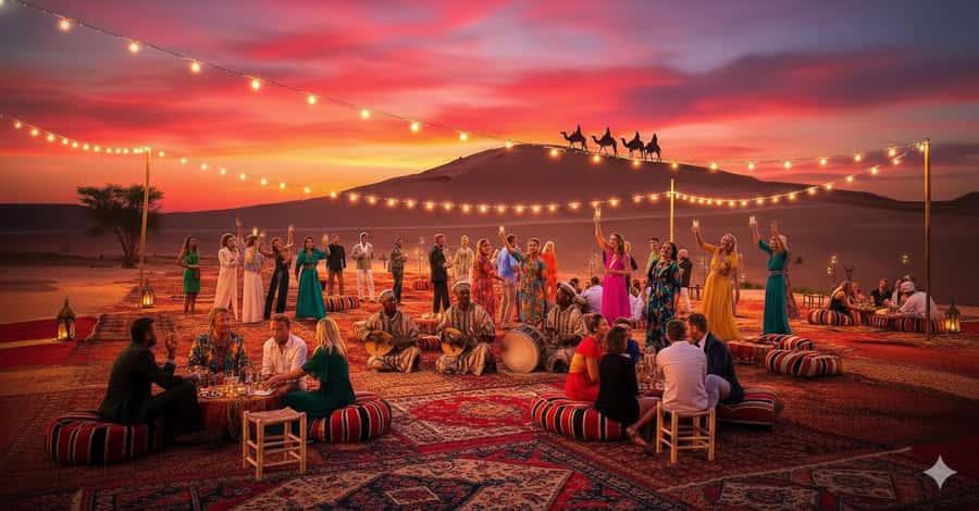 Marrakech: Camel Ride, Dinner, Pool, and Fire Show in Agafay - A possible argan oil stop on the way