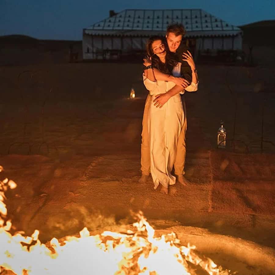 Marrakech: Camel Ride & Dinner with Sunset in Agafay Desert - The camel ride across Agafay’s open ground