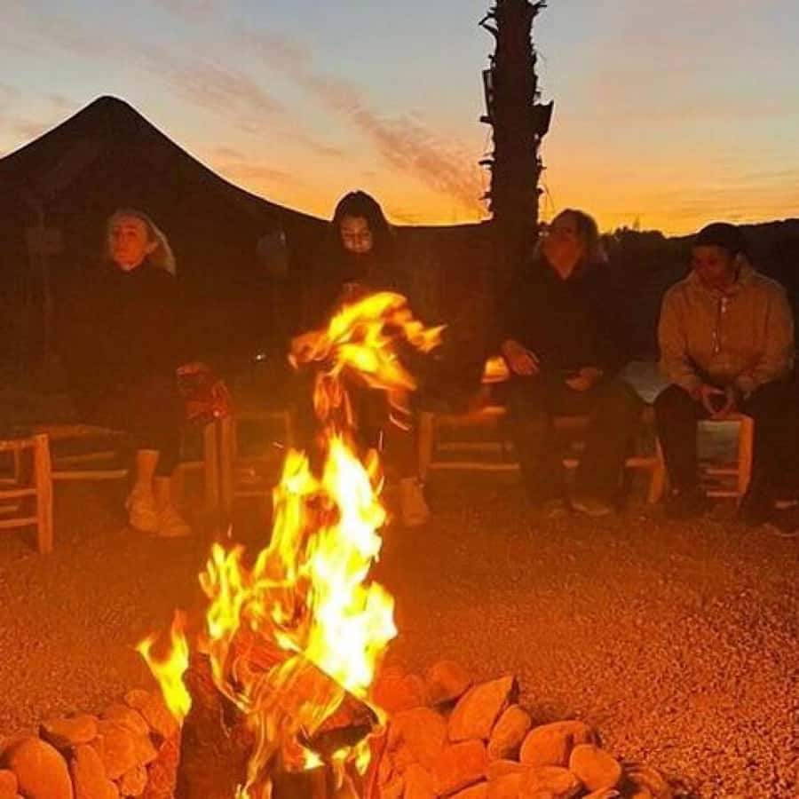 Marrakech: Camel Ride & Dinner with Sunset in Agafay Desert - Pickup from Marrakech and the road into the desert