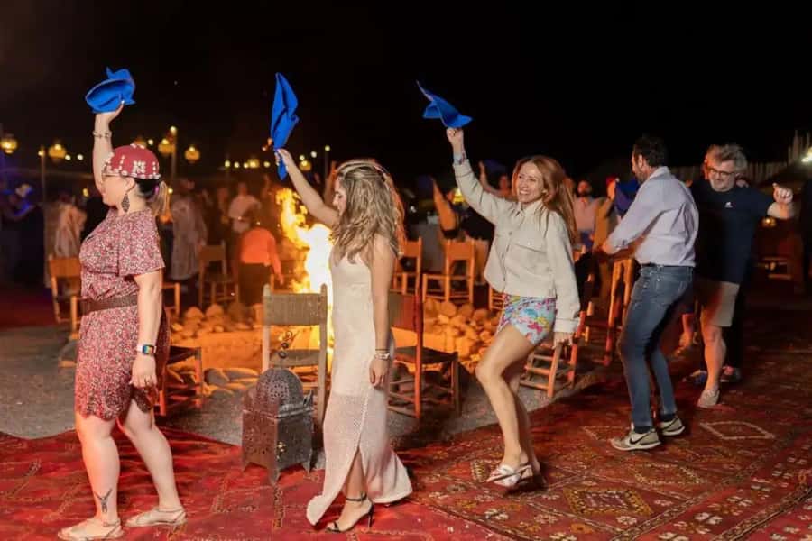 Marrakech: Camel Ride & Sunset Dinner with Fire Show - Key points at a glance