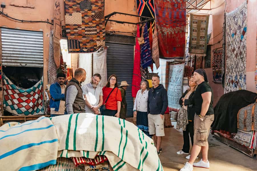 Marrakech: Colorful Medina Souks Guided Walking Tour - Souk Semmarine: the main market artery