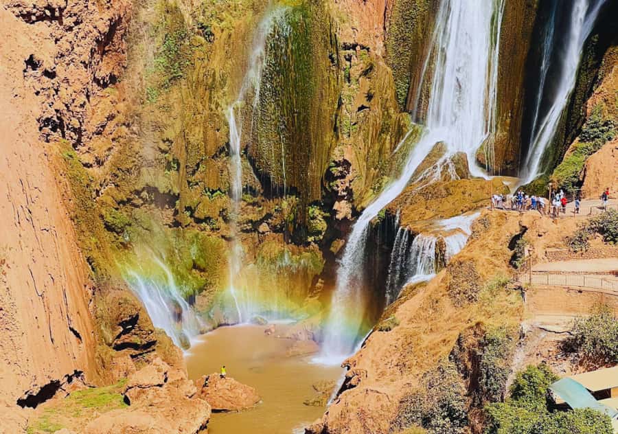 Marrakech: Day Tour to Ouzoud Waterfalls with Boat Trip - The boat ride at the foot of the falls