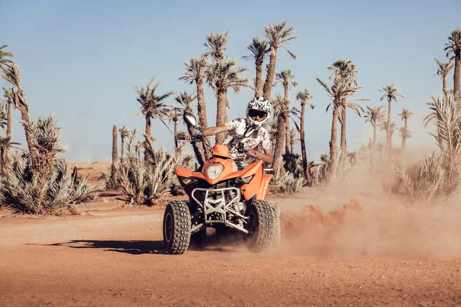 Marrakech: Desert and Palm Grove Quad Tour with Tea - Key points to know before you book
