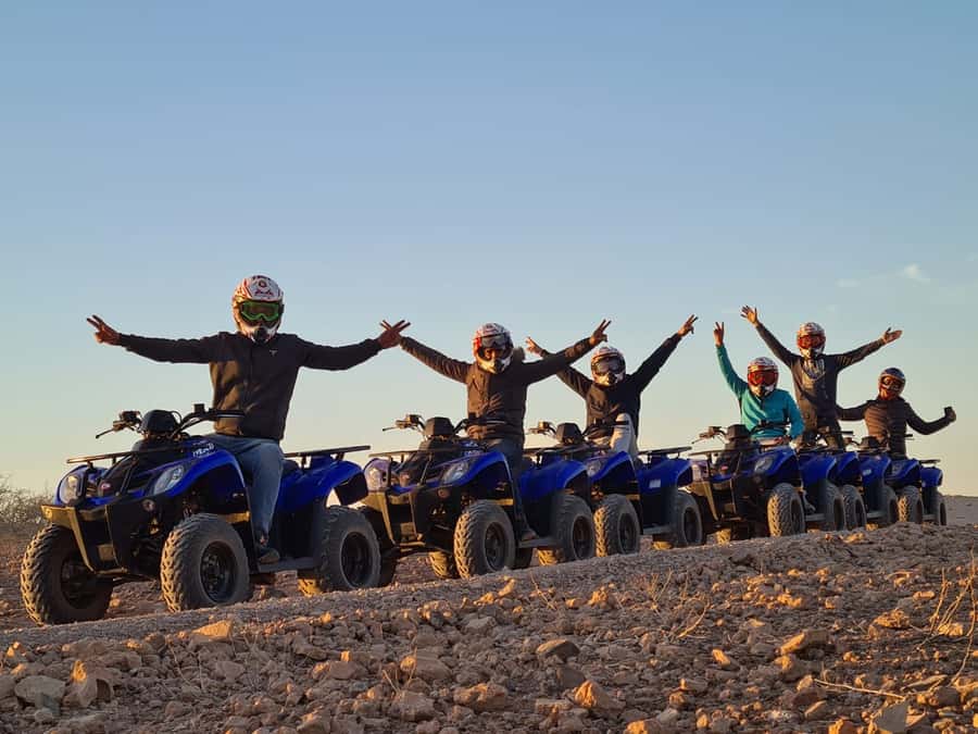 Marrakech: Desert and Palm Grove Quad Tour with Tea - A photo break in the Palmeraie