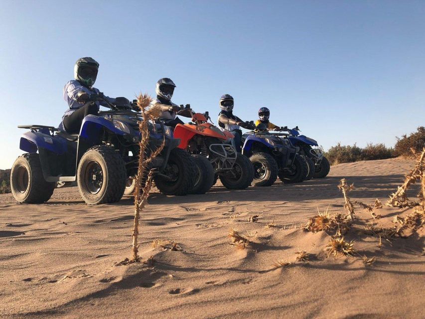 Marrakech: Desert and Palm Grove Sunset Quad Tour with Tea - The palm grove sunset photo stop