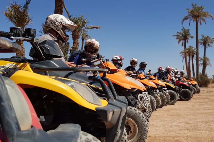 Marrakech Desert & Palm Grove Quad Bike Tour - Leaving Marrakech for the Palmeraie