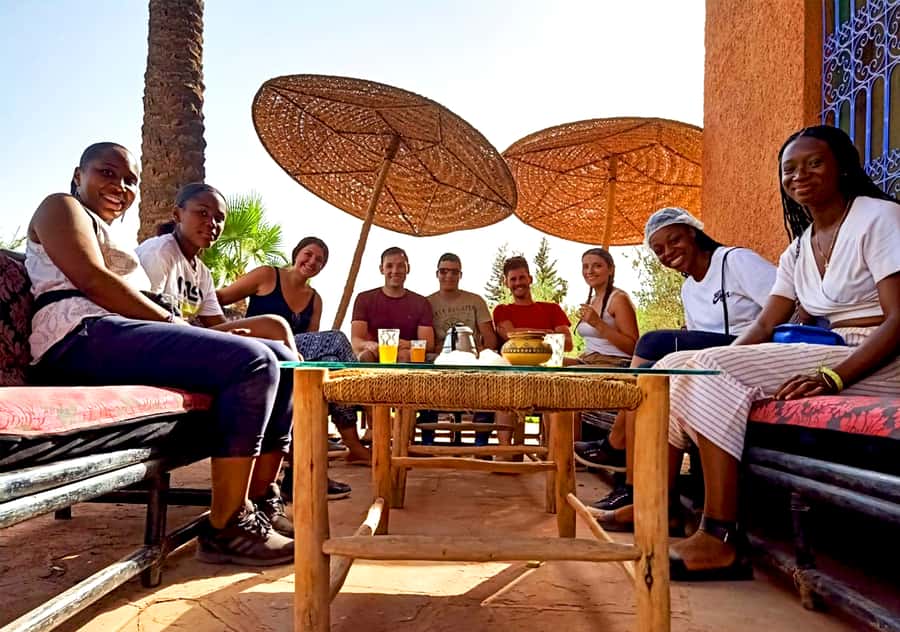 Marrakech Desert & Palm Grove Quad Bike Tour - Riding through palms, dust, and rocky ground