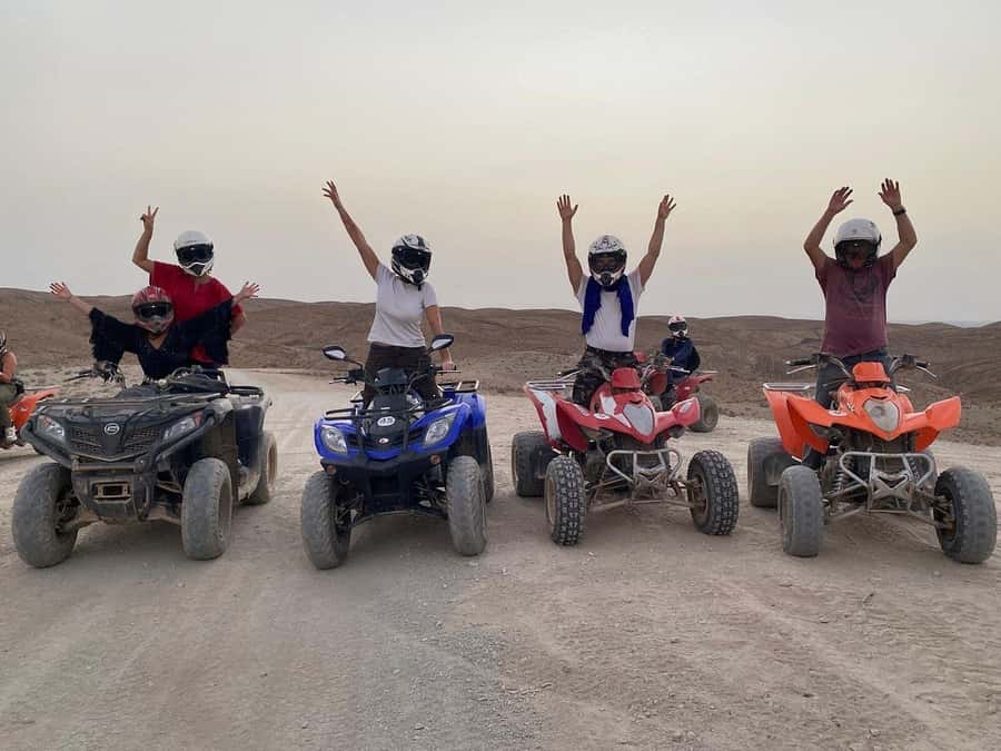 Marrakech: Desert Quad Bike Tour with Tea & Optional Dinner - Key points before you book
