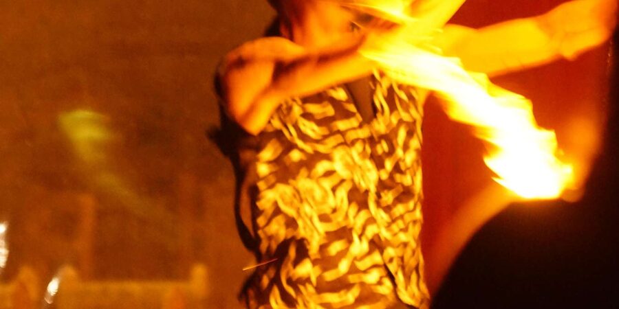 Marrakech Desert Sunset: Quad Biking, Dinner & Fire Show - Live music, drumming, and the fire show