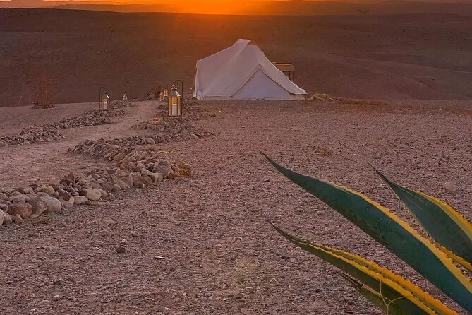Marrakech Desert Tour & Sunset Camel Ride with Dinner Show - From Marrakech streets to Agafay’s quiet