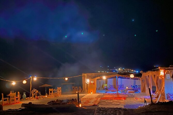 Marrakech Desert Tour & Sunset Camel Ride with Dinner Show - Riding a camel as the sun drops