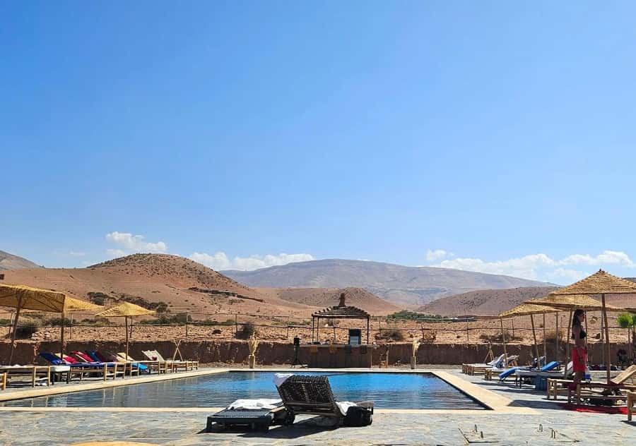 Marrakech: Dinner in Agafay Desert, Fire show & Camel Ride - Sunset Colors and the Night Sky