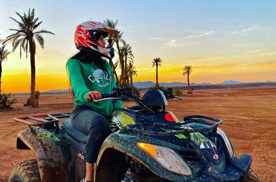 Marrakech: Dunes of the Palmeraie Quad Bike Ride with Tea - Leaving Marrakech for the Palmeraie