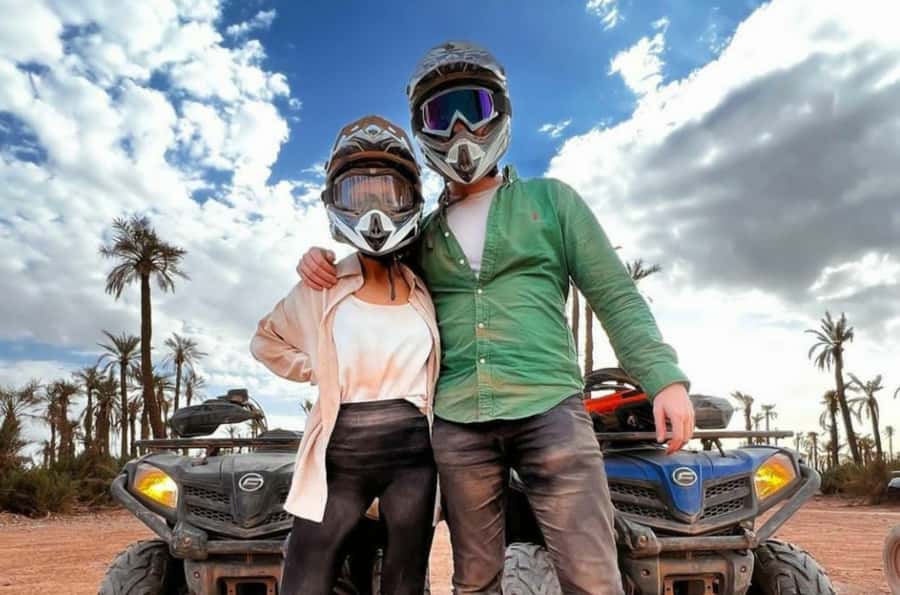 Marrakech: Dunes of the Palmeraie Quad Bike Ride with Tea - Two hours through palms, dirt trails, and rural Morocco
