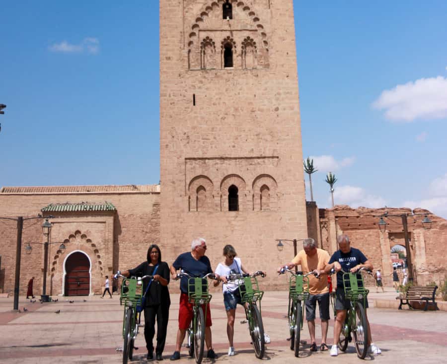 Marrakech : Electric Bicycle City Tour - Meeting Walid or Ali at the Sofitel