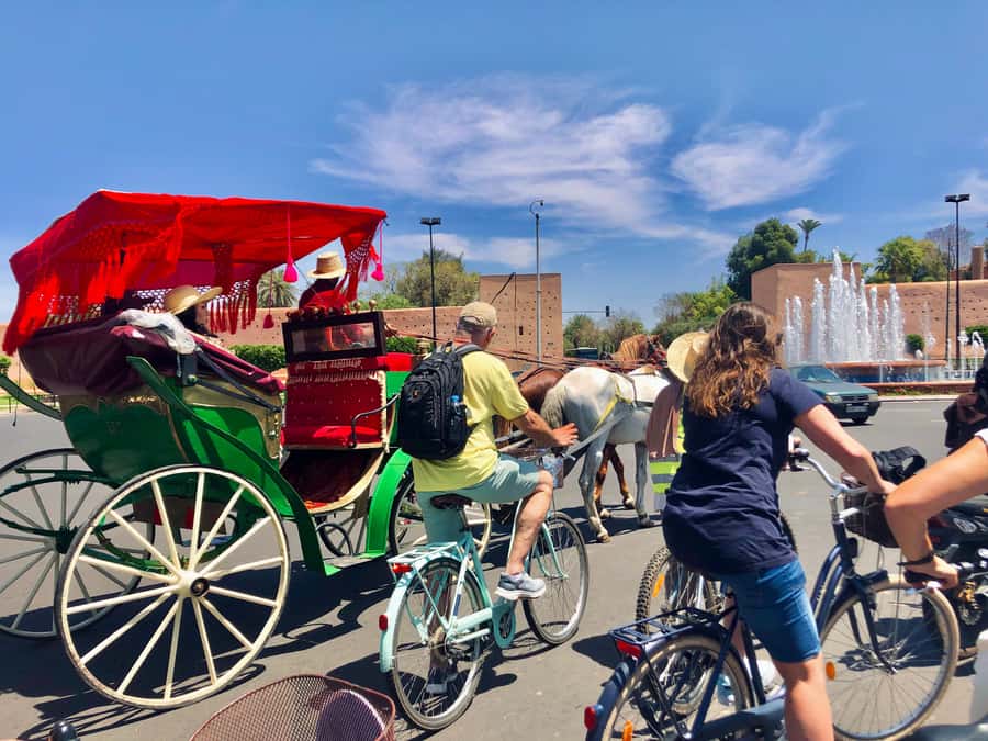 Marrakech:Guided City Cycling Tour - Culture, Colors & Charm - The change of pace in Gueliz