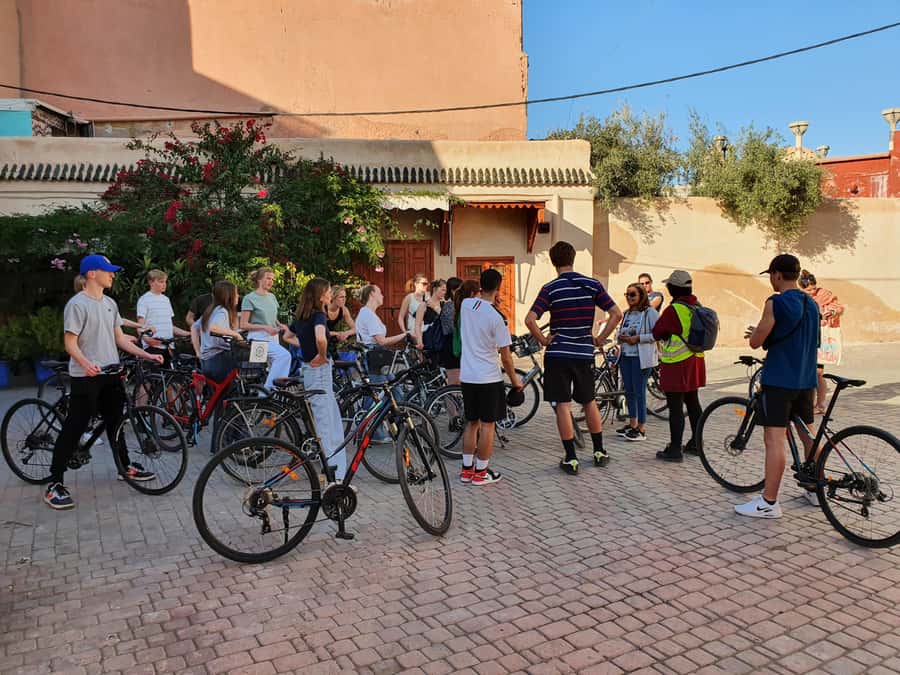 Marrakech:Guided City Cycling Tour - Culture, Colors & Charm - Mint tea, fresh juice, and local advice