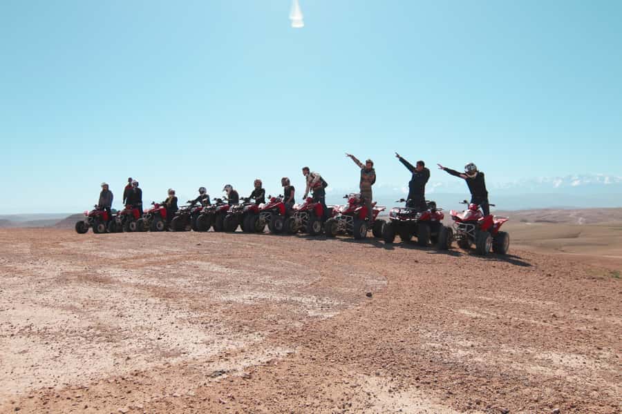Marrakech: Half-Day Desert Quad Tour with Camel Ride - Starting slowly on a dromedary