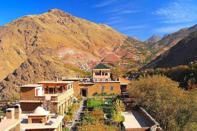Marrakech High Atlas mountains 3 Valleys waterfalls & Camel Ride - The camel ride across sandy plains