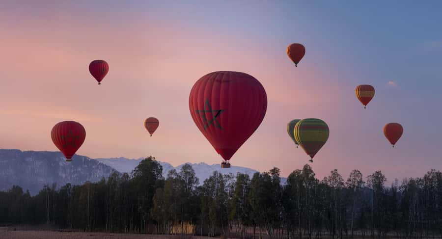 Marrakech: Hot Air Balloon Ride with Breakfast & Transfer - Pickup from Marrakech and the early start