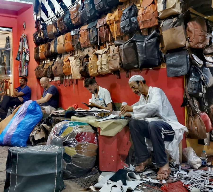 Marrakech Inviting shop around with your local guide - Rahba Kedima, spices, goods, and bargaining advice