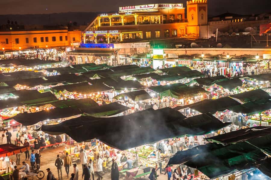 Marrakech: Jemma El Fnaa Food Tour with Dinner - Dinner at Chez Lamine Hadj Mustapha