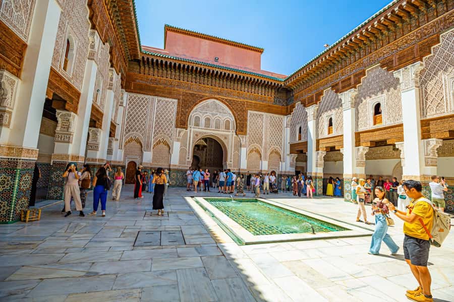 Marrakech: Madrasa Ben Youssef, Secret Garden & Medina Tour - Rahba Kedima and the Spice Square
