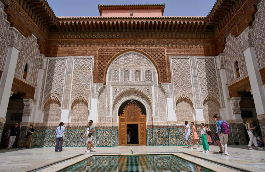 Marrakech: Madrasa Ben Youssef, Secret Garden & Medina Tour - How the timing really works