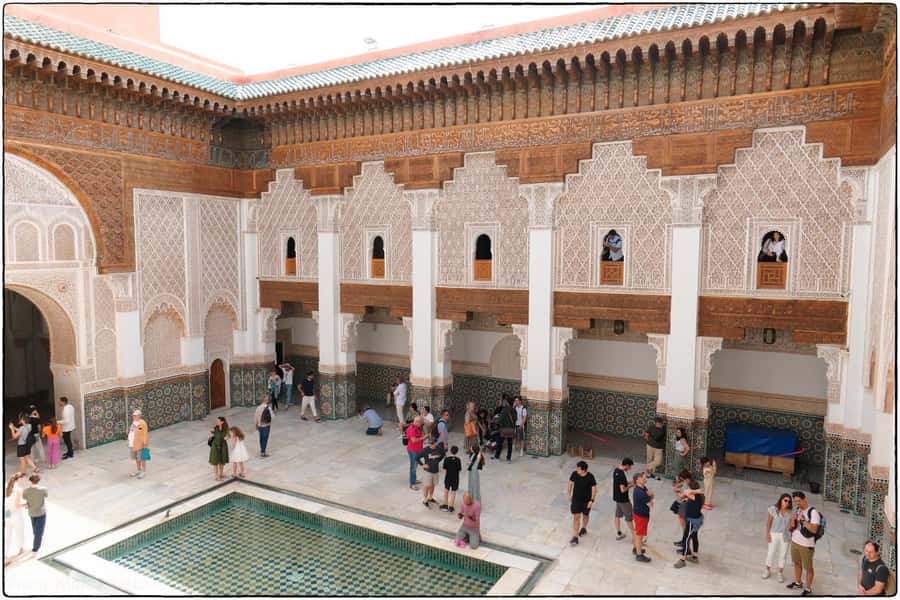Marrakech: Madrassa Ben Youssef, Secret Garden & Medina Tour - Ending at Jemaa El Fna