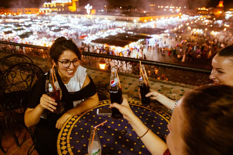 Marrakech Magic 2.5-Hour Private Night-Time Tour - Jemaa el-Fna when the sun goes down