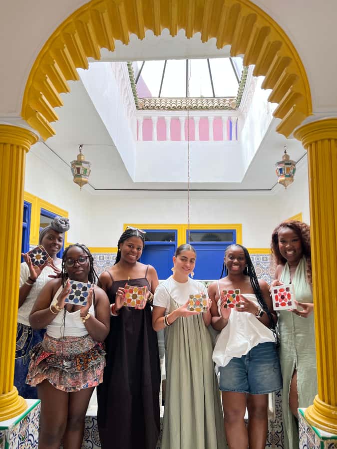 Marrakech: Make Your Own Moroccan Zellige Mosaic Masterpiece - Choosing a pattern and color scheme