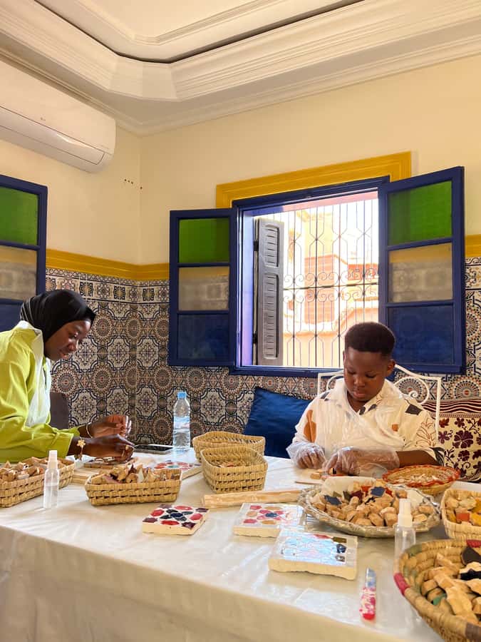 Marrakech: Make Your Own Moroccan Zellige Mosaic Masterpiece - Finishing your Marrakech keepsake